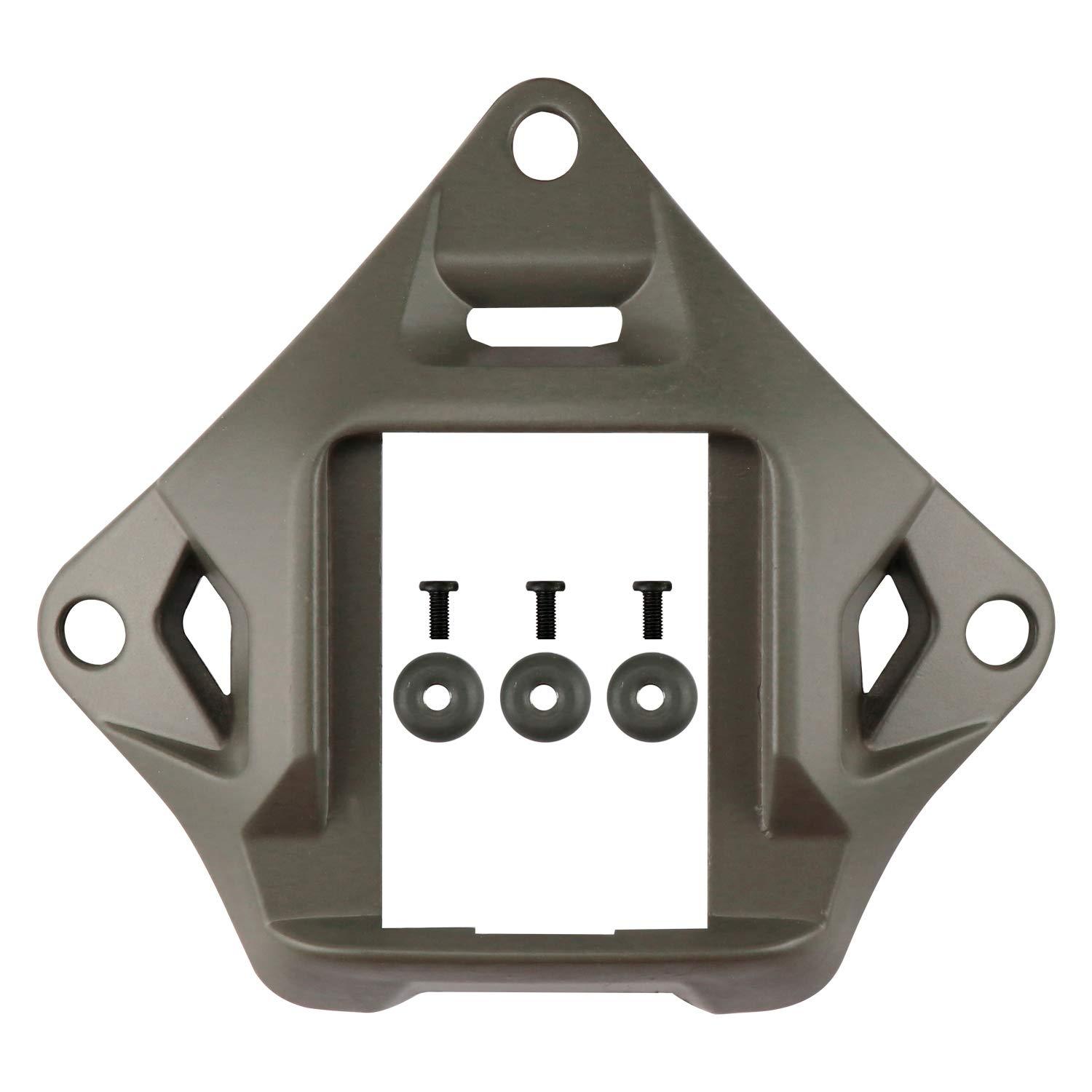 AOUTACC AOUTACC Tactical Helmet NVG Mount Shroud Steel Sports Camera Bracket Base for ACH MICH OPS-Core Fast Helmet (G)