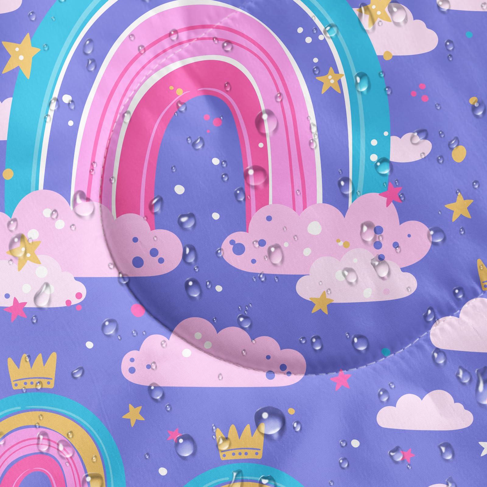 AILONEN AILONEN Rainbow Sleeping Bag for Girls Women, 3 Seasons Adult Teens Travel Camping Hiking Outdoor Waterproof & Lightweight Sleeping Bag,with Compact Carrying Bag