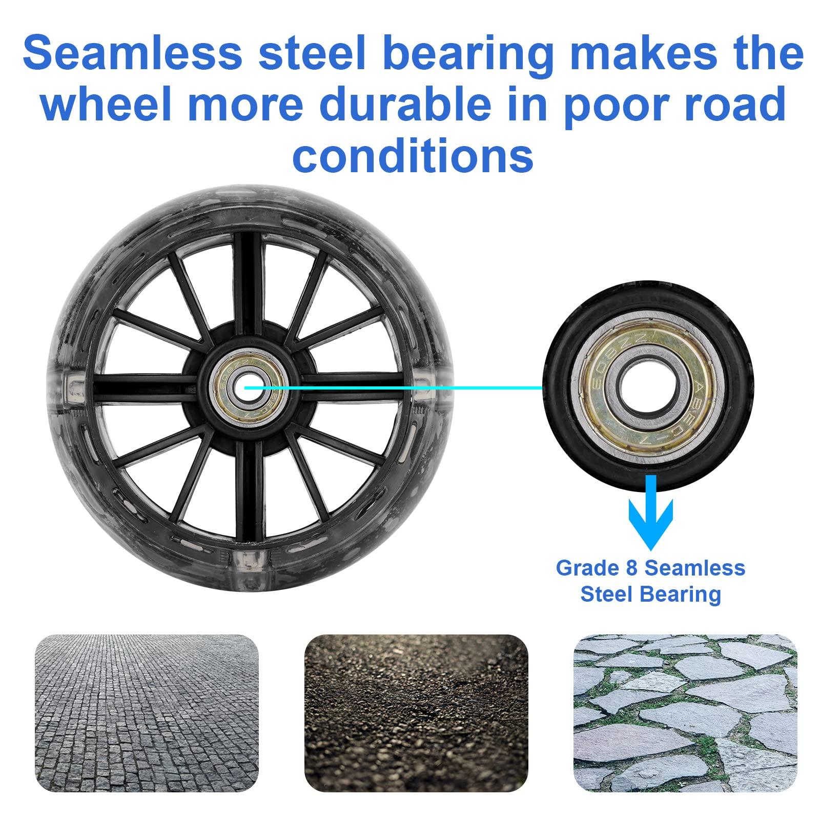 FORTOP FORTOP Bike Training Wheels, Pair of Heavy Duty Rear with Stabilizers Mounted Kit for Kids Boy Girls Bikes of Single Speed Bicycle with 12 14 16 18 20 Inch (Heavy Duty Black, 12IN-20IN)