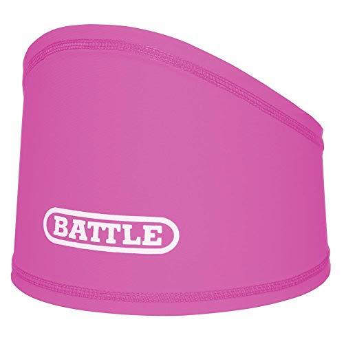 Battle Battle Sports Skull Wrap - Under Helmet Headband for Men, Moisture Wicking Headband, High Performance Football Accessory and High Intensity Sports - Available in 6 Color Options - Pink