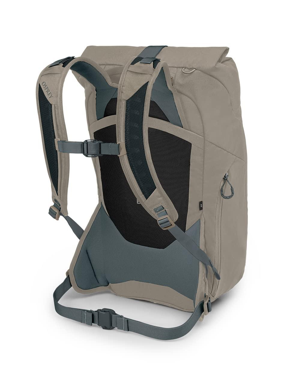 Osprey Osprey Metron 22L Roll Top Commuter Backpack, Tan Concrete