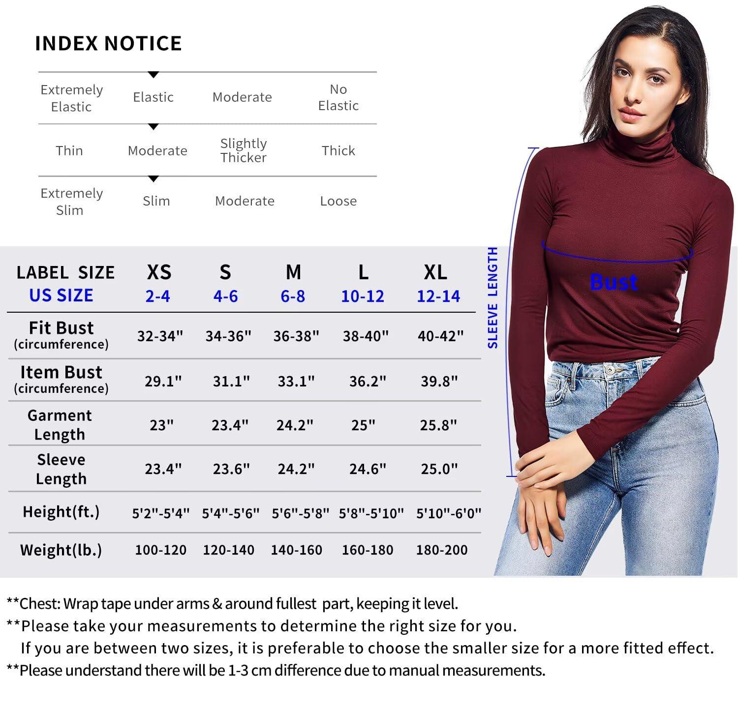 Zengjo Turtlenecks for Women Lightweight(Purple,S)