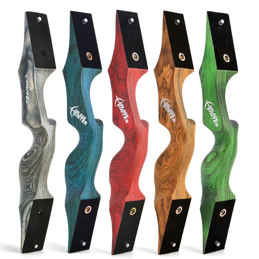 ZSHJGJR Takedown Recurve Bow Kit - Archery Bows for Adults & Youth Right-Handed Kits, 20~60lbs 60 Wooden Take Down Long Bow Package for Outdoor Hunting Training Red Sets (50lbs)