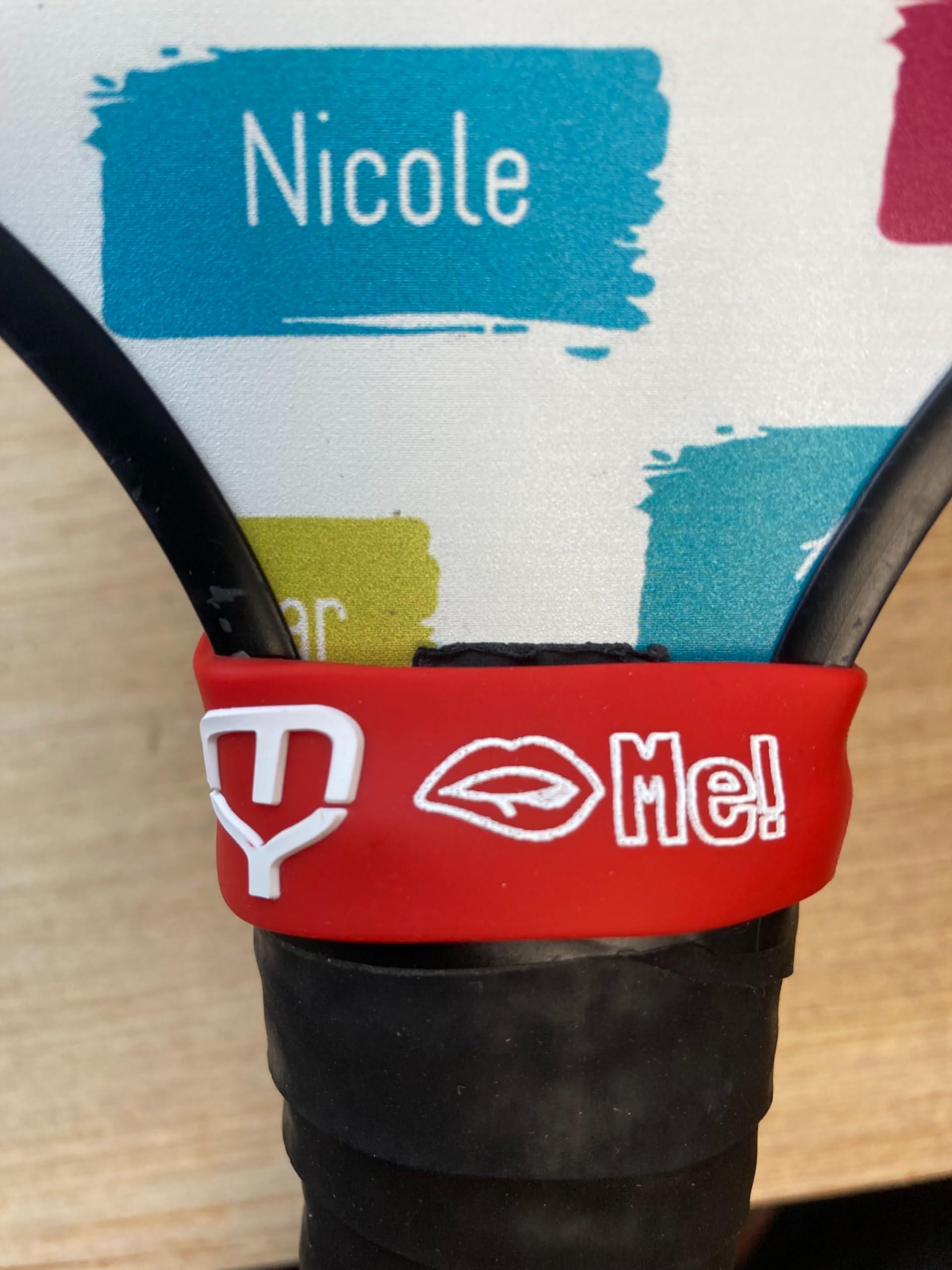 MYPadL MYPadL Pickleball Paddle Personalizable Bands (Red)