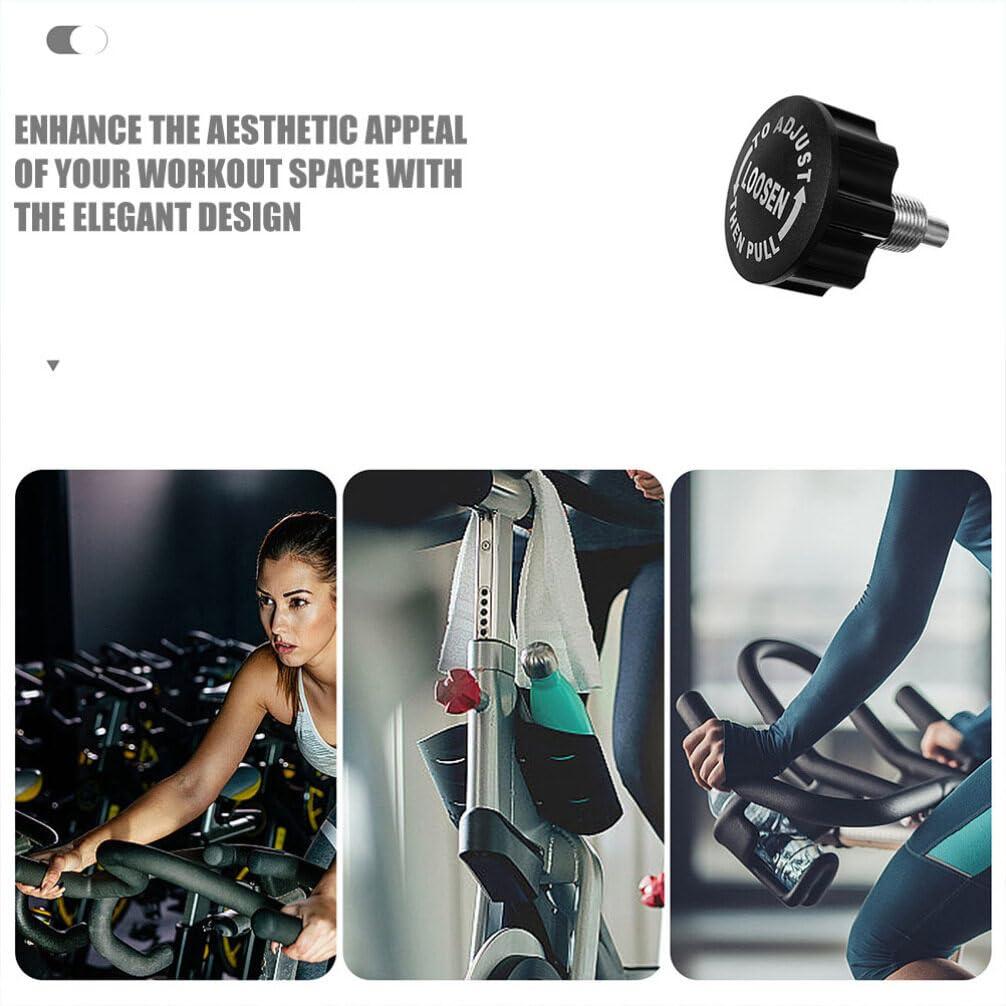 Toddmomy Toddmomy Fitness Equipment Accessory Exercise Bike Height Adjustment Pin Replacement Knob Screw Sturdy Plastic