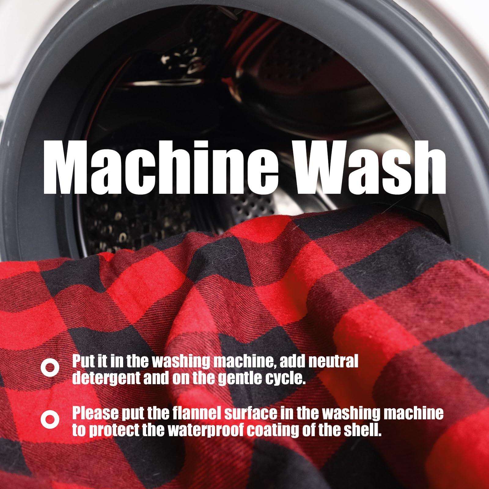 ShinHye ShinHye 0 Degree Sleeping Bag for Adults - Cotton Flannel 4 Season Cold Weather Winter, XXL Big and Tall Camping Sleeping Bag with Compression Sack (Black, 90"35" Right Zip)