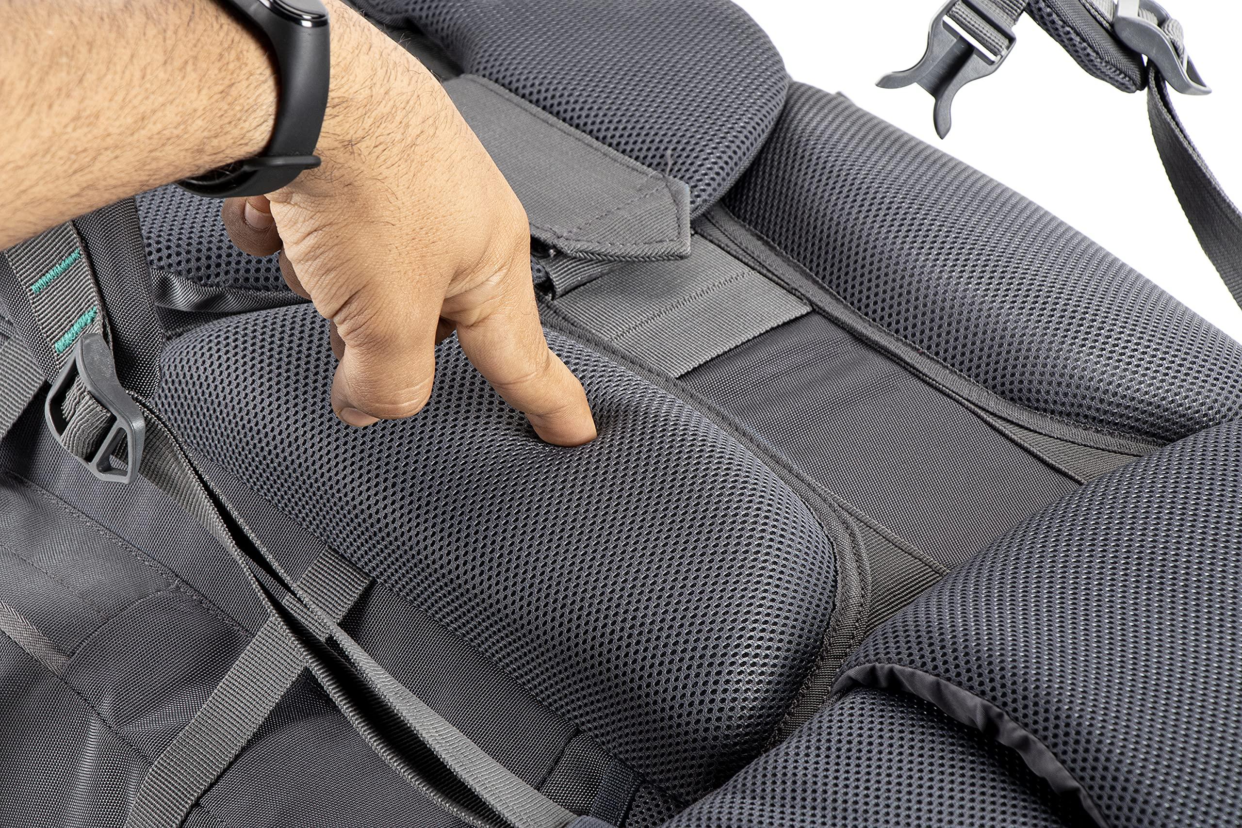 Tripole Tripole Walker 65 Litres Rucksack | Internal Frame With Metal Rod | Rain Cover | Bottom Opening | Laptop Section (Sea Green)