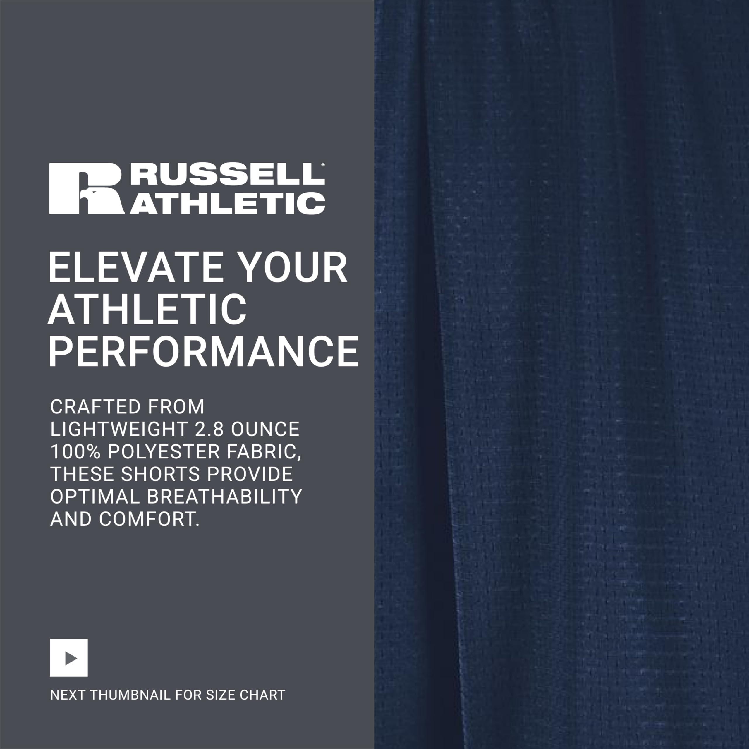Russell Athletic Russell Athletic Men's Mesh Pocket Short, Navy, X-Large