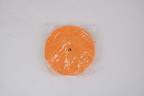 NewDoar NewDoar 1 Inch Nylon Webbing Strap/Tubular Climbing Webbing - Heavy Duty Strap for Rescue, Climbing, Harnesses, Rock Work, & Firefighting (Orange,5Yard)