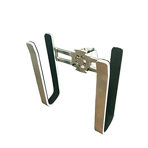 Reborn Towers Cradle Wakesurf Tower Rack, Compact Vertical Holder Secures Surfboards Flat Against The Tower, 3.5\" Opening, PVC Insert Protects Boards from Dings and Slipping (Wakesurf Rack - Polished)