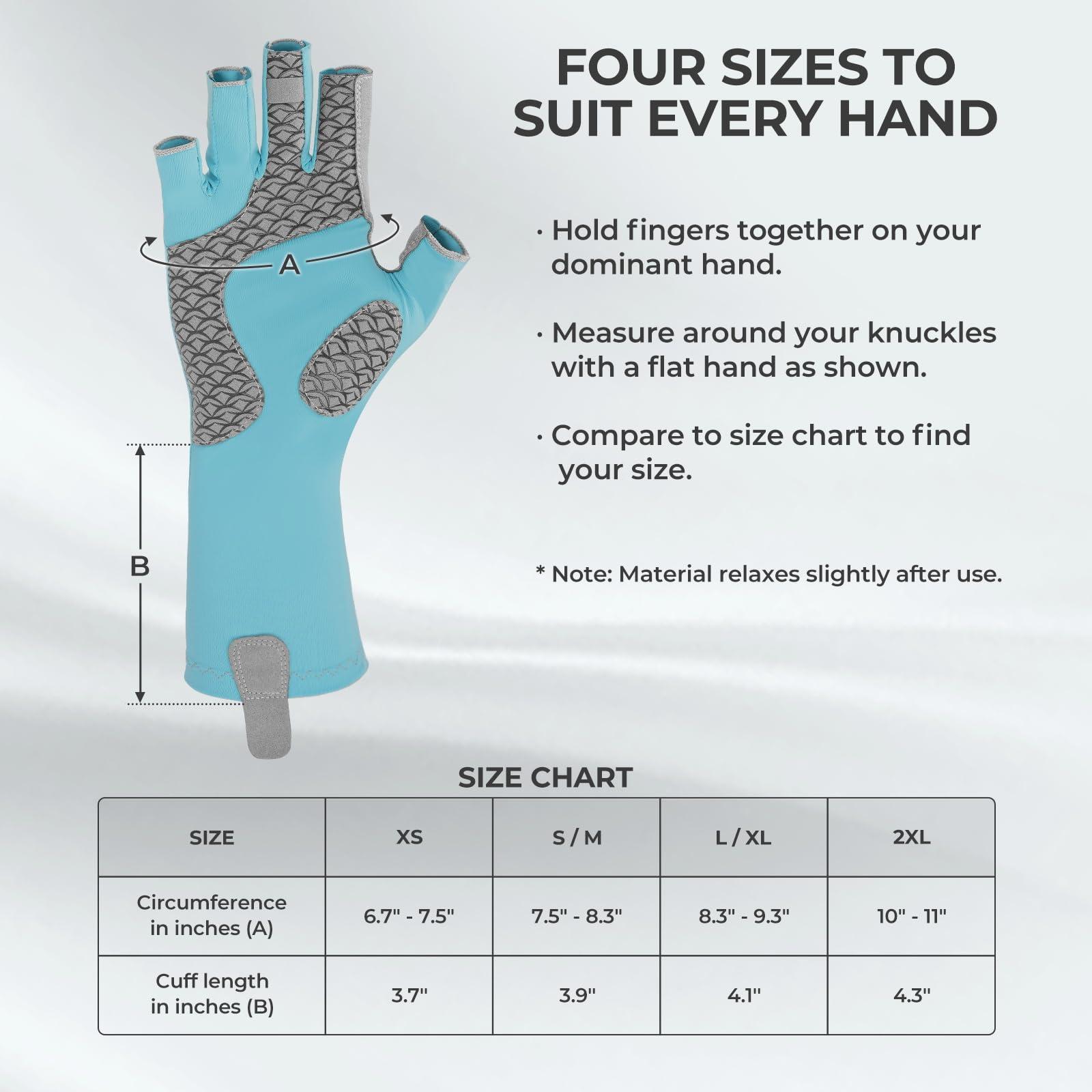 KastKing KastKing Sol Armis Pro Fishing Gloves, UPF 50 Sun Protection 3/4 Fingerless Gloves Quick-Dry, Extended Cuff UV Protection Gloves for Outdoor, Kayaking, Rowing, Paddling, Canoeing, Hunting