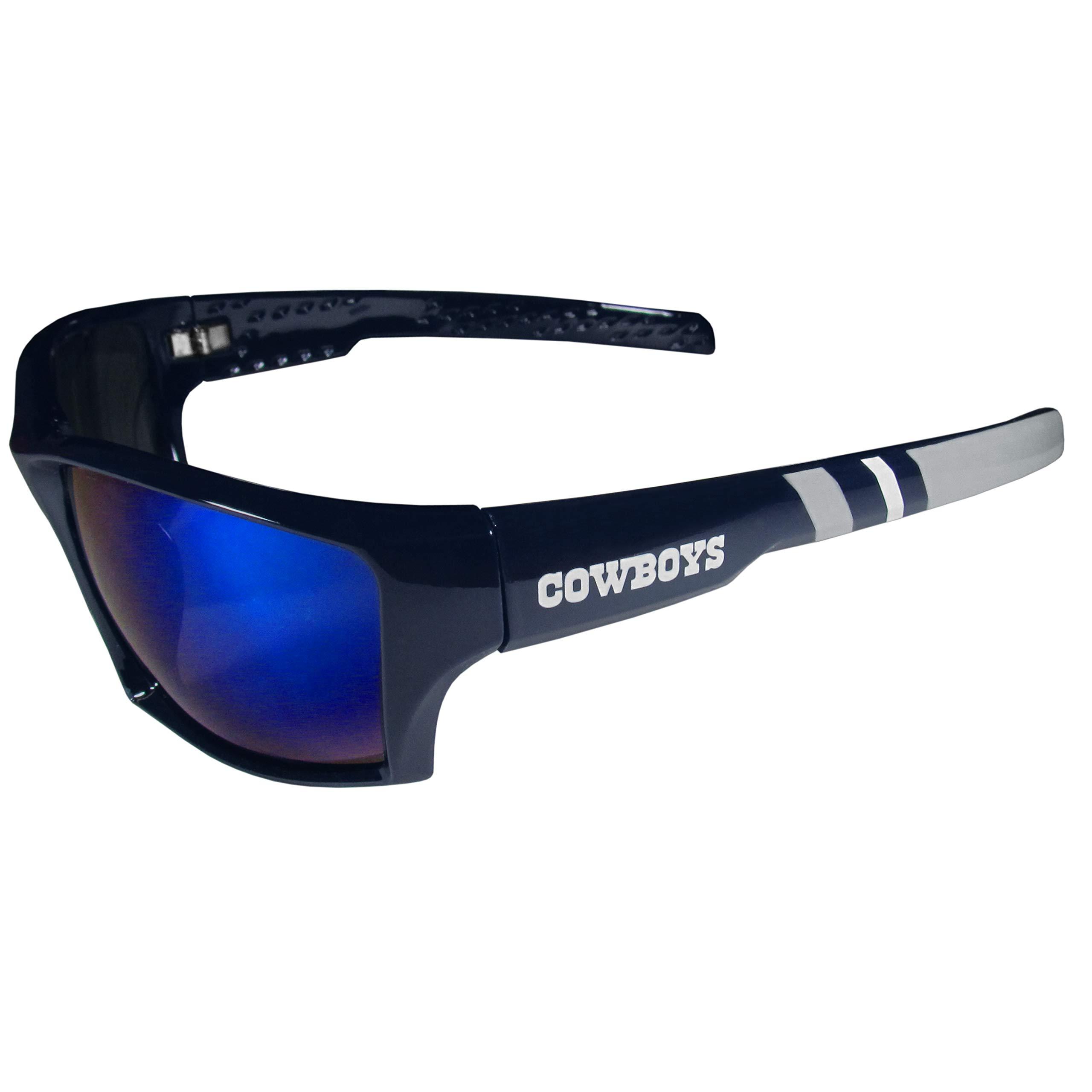 Siskiyou Sports Siskiyou Sports NFL Dallas Cowboys Unisex Edge Wrap Sunglass and Bag Set, Team Colors, One Size (FESG055EB)