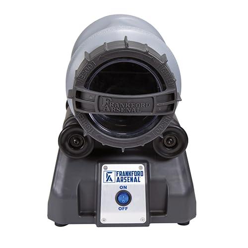 Frankford Arsenal Frankford Arsenal Platinum Series Rotary Tumbler Lite with Clear Viewing Window and Leakproof Seal for Cleaning and Polishing During Reloading