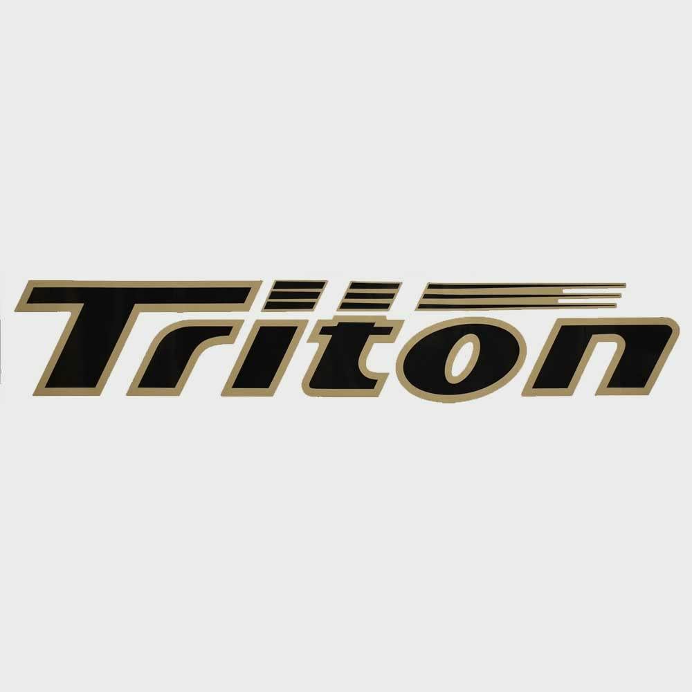 NineFit Basics Triton Boat Emblem Logo Decal Sticker