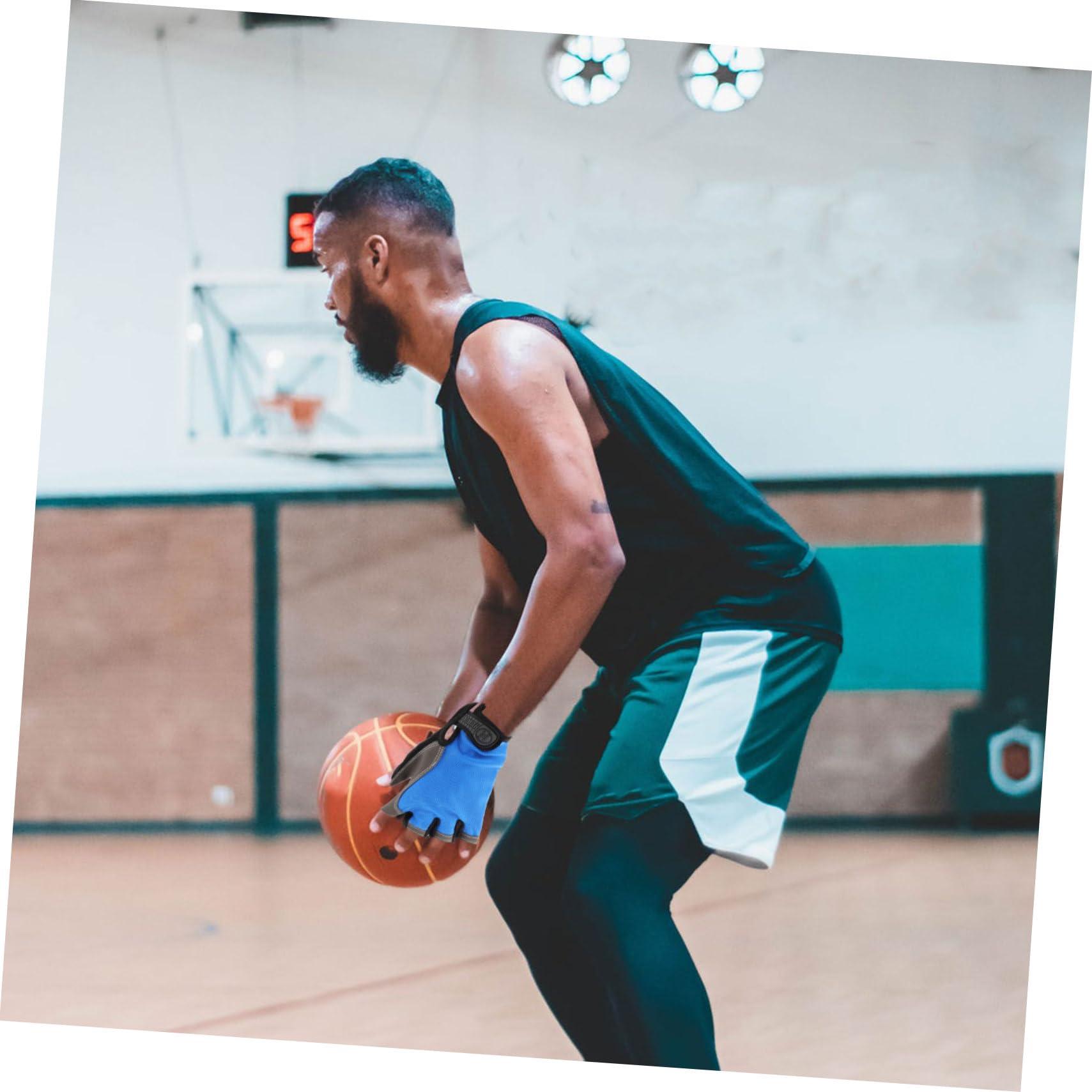 KOMBIUDA KOMBIUDA 1 Pair Basketball Training Gloves Gloves Basketball Control Gloves Basketball Gloves for Dribbling Small Children\'s Gloves Children Ball Handling Gloves Plastic Black