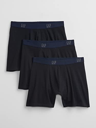 GAP GAP Mens 3-pack Boxer Brief Underpants Underwear, True Navy, Small US