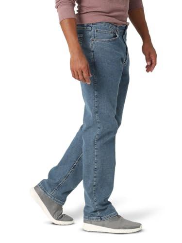Wrangler Authentics Wrangler Authentics Men's Comfort Flex Waist Relaxed Fit Jean, Light Stonewash, 30W x 30L