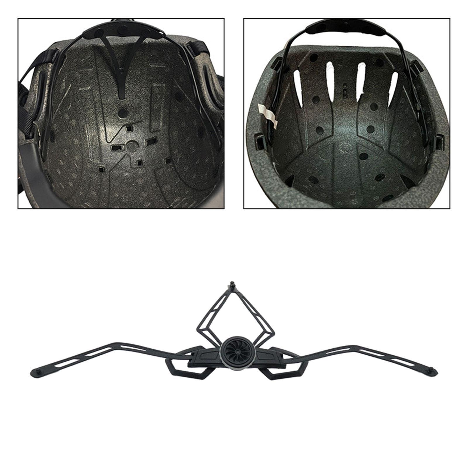 Aymzbd Aymzbd Helmet Adjuster Retention System Helmet Fixed Headlock Easy to Install Helmet Adjustable Strap for Mountaineering Skating, A