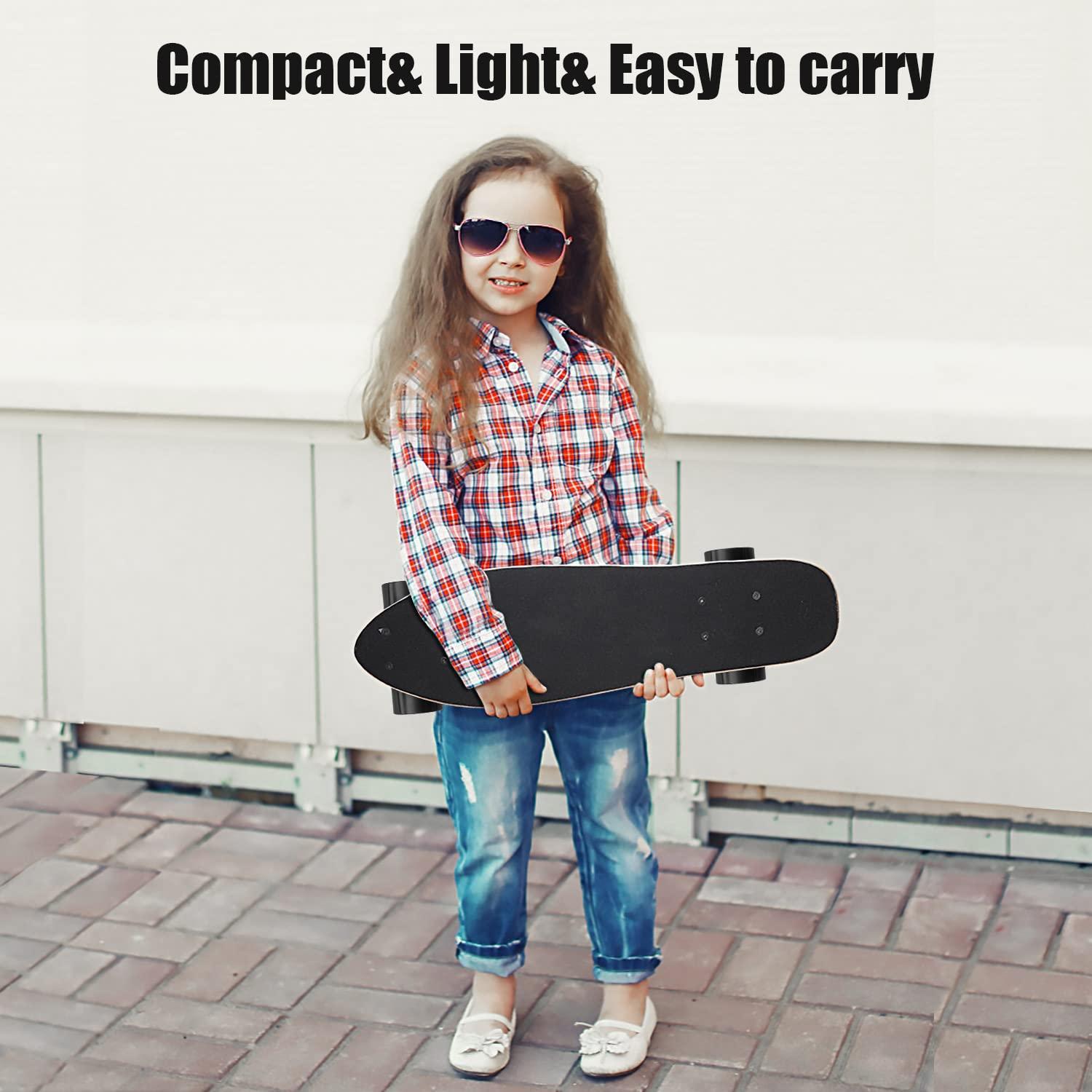 KO-ON KO-ON Skateboard Complete Skateboards 22 Inch Mini Cruiser Skateboards for Beginners Kids Boys and Girls (Robert T-Rex)