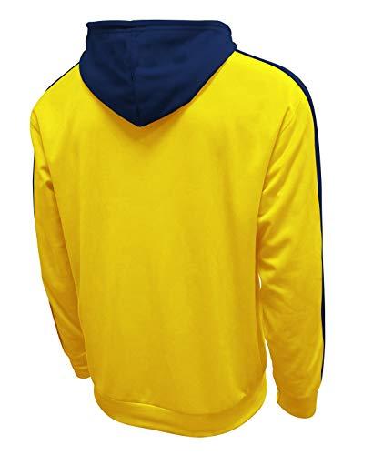 Icon Sports Icon Sports FC Barcelona Hoodie Official Mens Casual Sweatshirt Barca World Soccer Football Club Active Training Top Pullover FCB45PH-Y M