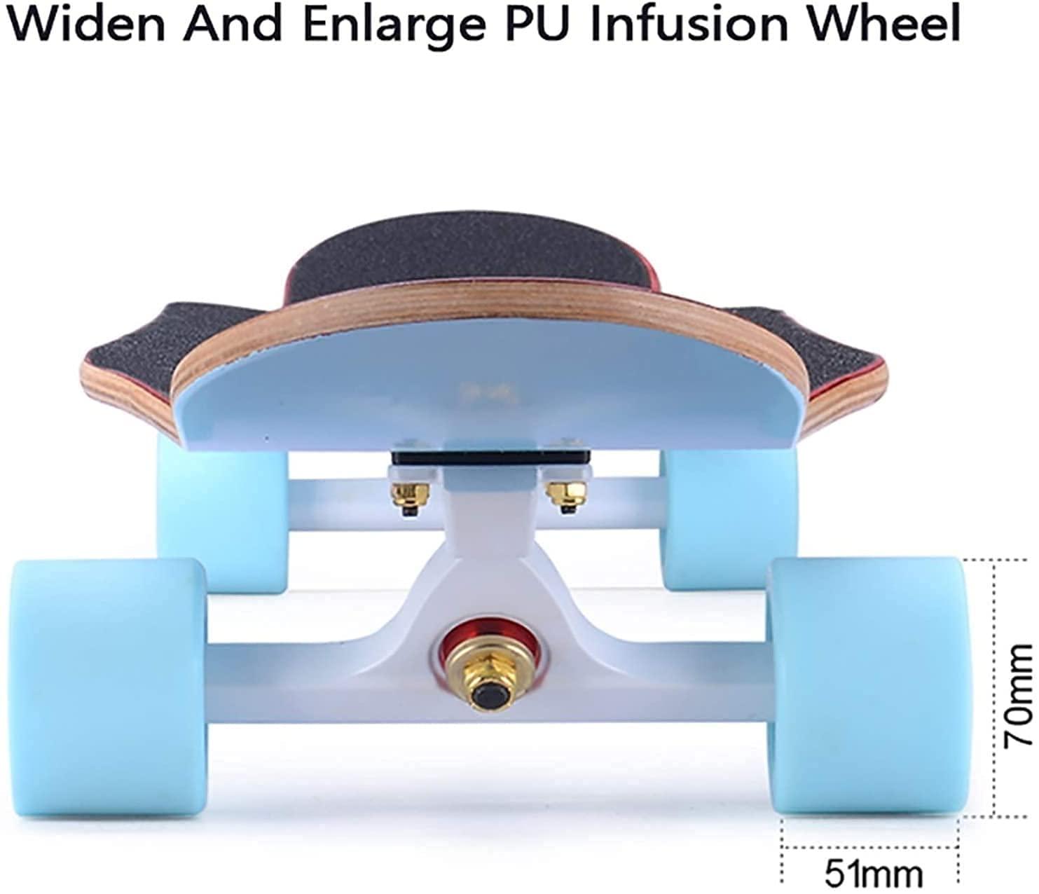 Treex Complete Skateboard 46\" X 9\" Longboard, Pro Skate Board Longboards for Cruising, Free Style, Downhill and Dancing, Long Boards Skateboards for Teens Adults Beginners Boys Girls