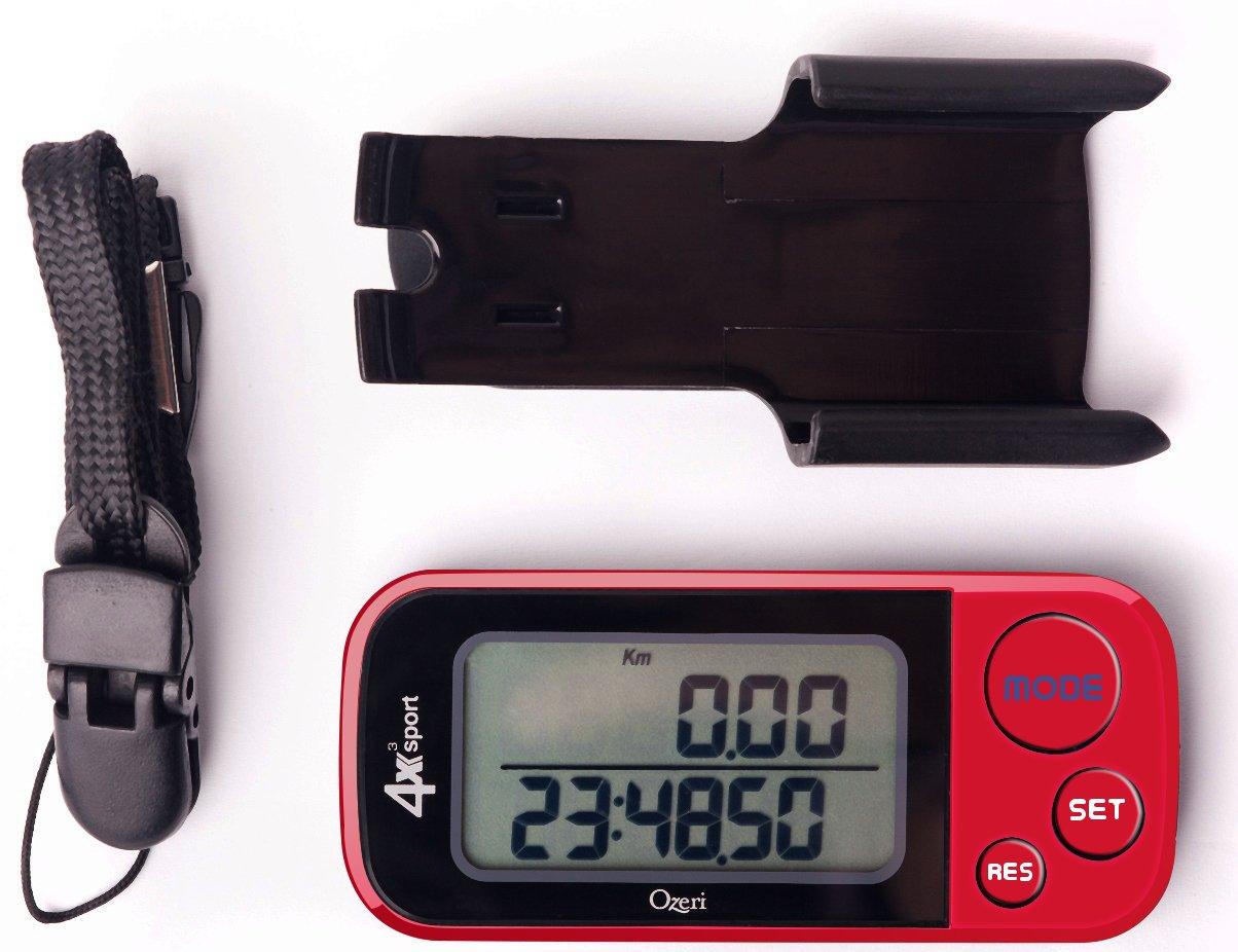 Ozeri Ozeri 4x3sport Tri-Mode Activity Tracker (Walk, Run, & Stair Climb), with Multi-Axis Detection & 30 Day Memory