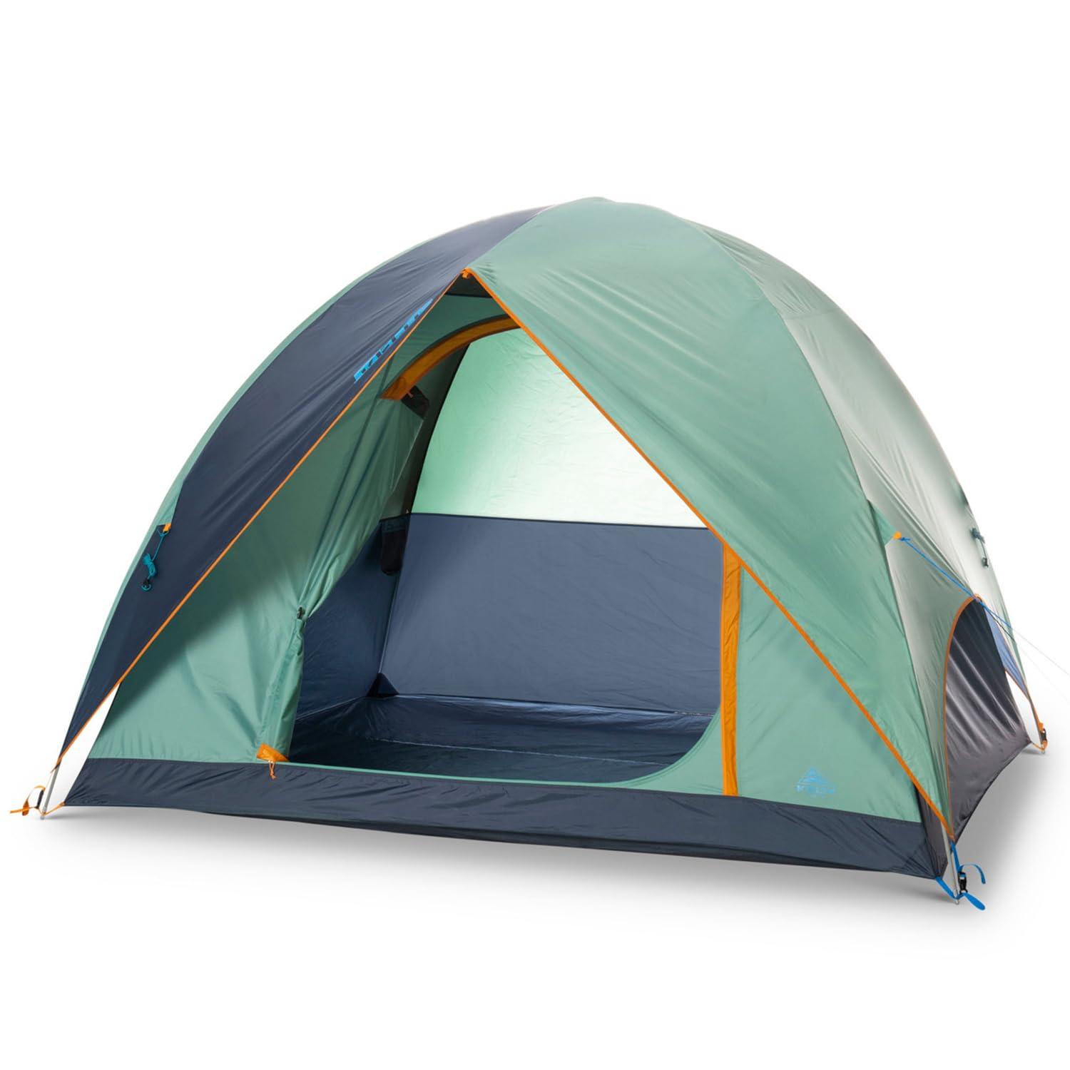 Kelty Kelty TALLBOY Family + Car Camping Tent, 4 or 6 Person Freestanding Overnight Shelter, Large Capacity, Tall Height, Stuff Sack Included