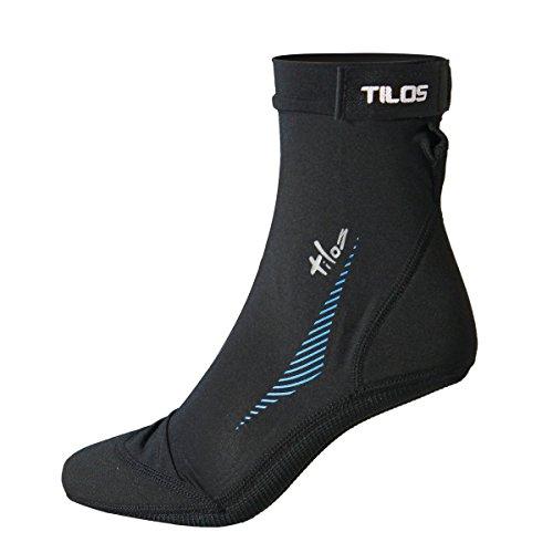 Tilos Tilos Sport Skin Socks for Adults and Kids, Protect Against Hot Sand & Sunburn for Water Sports & Beach Activities (4XS, Black)