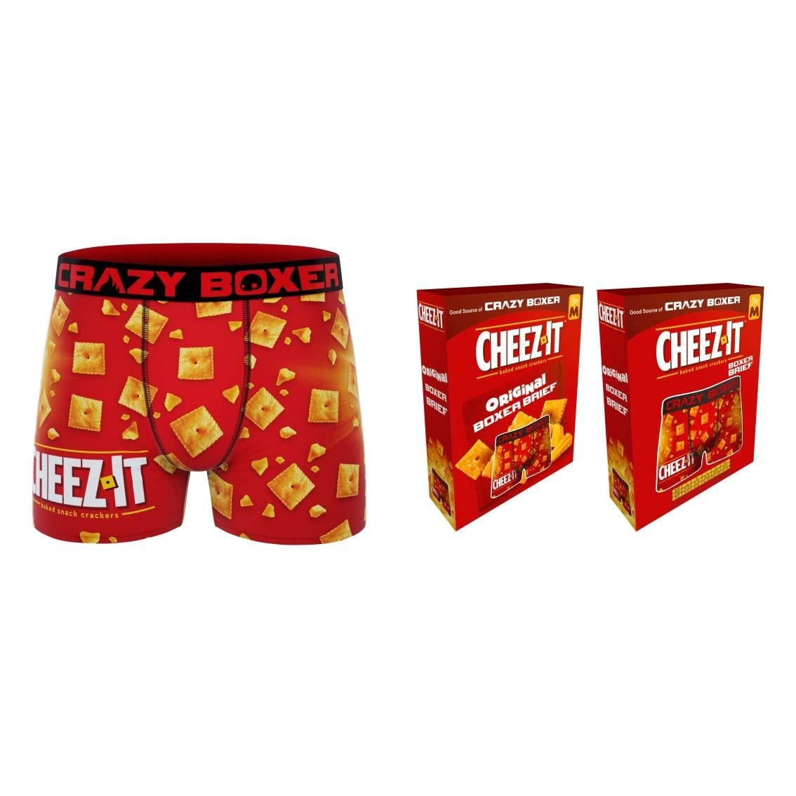 CRAZYBOXER CRAZYBOXER Men's Underwear Kellogg's Cheez-It Stretch Breathable Boxer Brief Anti-irritation