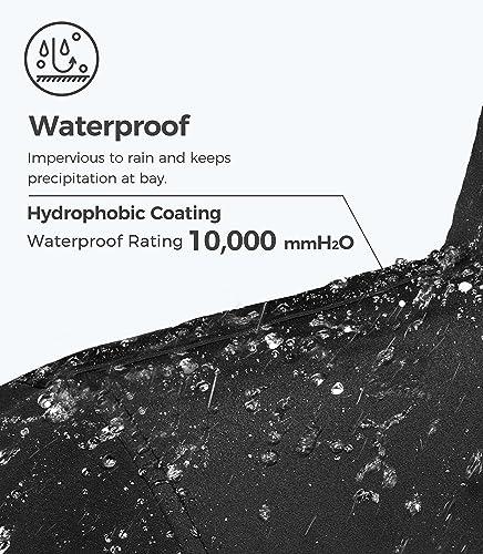 wantdo Wantdo Women\'s Mountain Waterproof Fleece Ski Jacket Windproof Rain Jacket, Small, Black