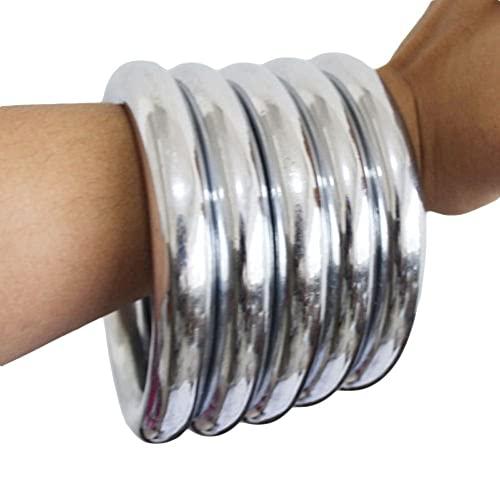 ZooBoo ZooBoo Wing Chun Stainless Ring YeWen Sau Sticky Hand Strength Training Stainless Steel Rattan Ring Wing Tsun Siu Lum Ring Kung Fu (Diameter 9.5CM)