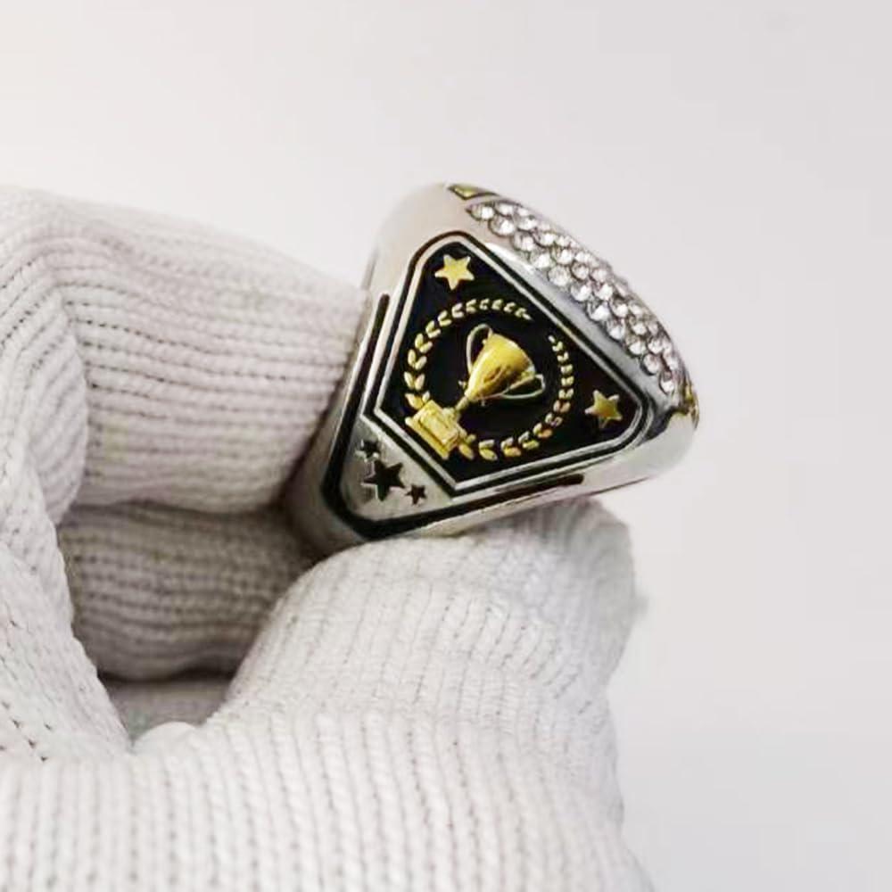guancrown guancrown Football Championship Ring Trophy Award Gift Tournament Champions or Finalists Champion Ring (Size 9)
