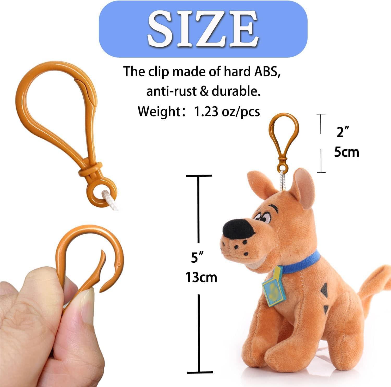Giliger Giliger Scoooby Doo 6 Inches Plush Keychain for Bag Backpack Stuffed Animal Dog Gift Stocking Stuffers for Kids Teens