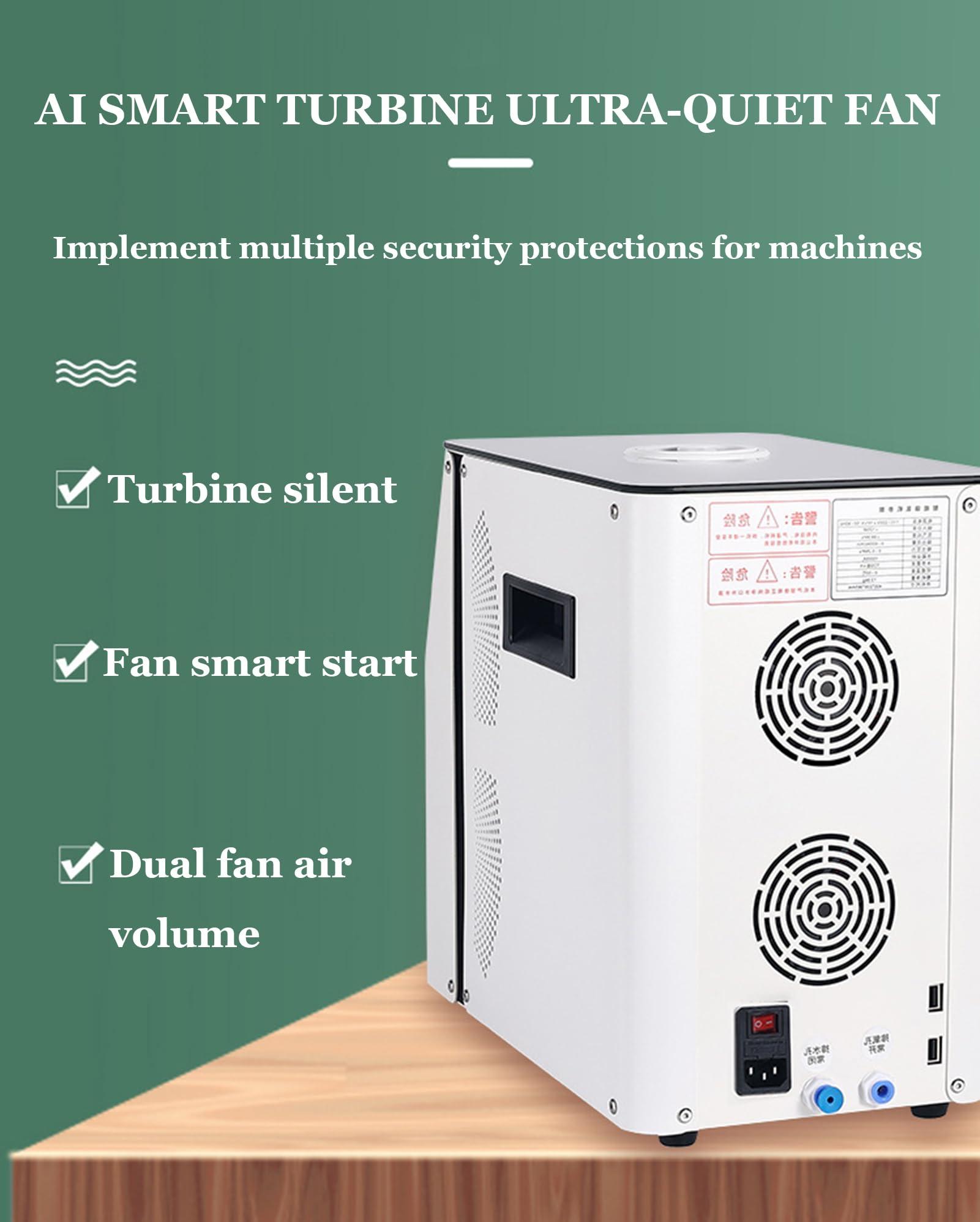 ASHLGQB ASHLGQB Hydrogen Inhalation Machine, HO-Mixed (300H+300O+300H) mL/min Hydrogen Inhaler, Upgrade Hydrogen Water Generator, 99.99% High Purity, Adjustable flow