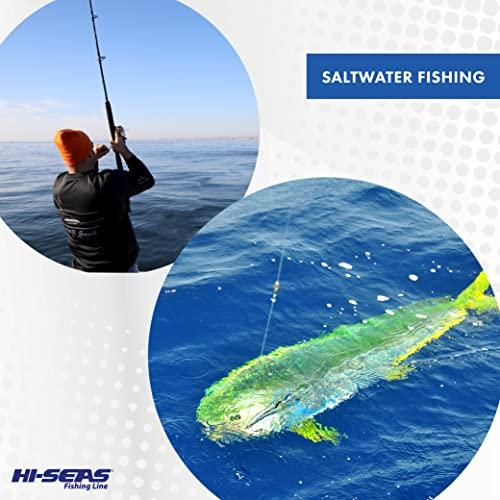 Hi-Seas Grand Slam Monofilament Leader, 600 lb / 272.1 kg Test.120 in / 3.00 mm Dia, Clear, 100 yd / 91 m