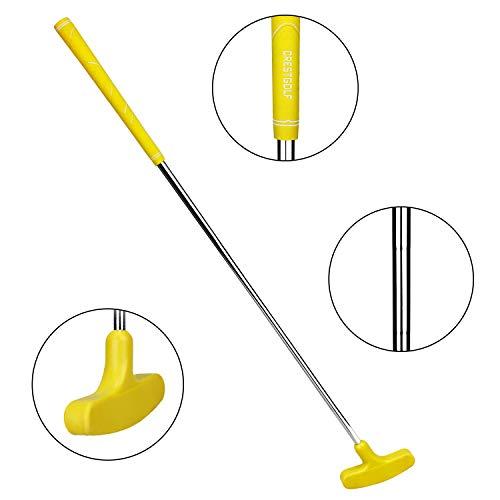 Crestgolf Crestgolf Mini Rubber Golf Putters (Yellow, 35inch)