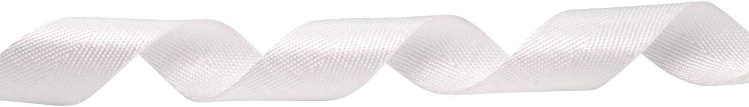 Devobunch Devobunch Nylon Webbing Straps, 1 Inch Wide Heavy Duty Nylon Strap, Durable Flat Rope Webbing, 10 and 25 Yard Roll for Backpack Strapping, Tie-Down, Dog Leash, 18 Vibrant Colors (White, 10 Yard)