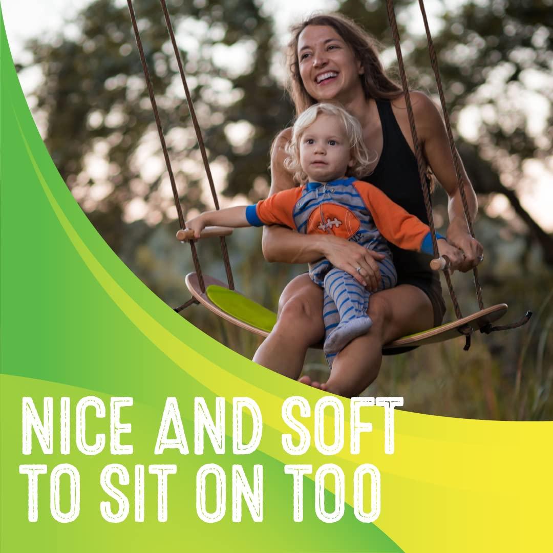 Swurfer Swurfer SwurfGrip Traction Pads for Wooden Surf Swing Comfortable Foam Grip Board Accessories, Heavy Duty Material, Green