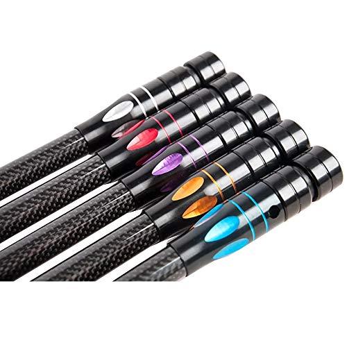 HNZMDY HNZMDY Archery Bow Stabilizer Set 30/10/5 inch Carbon Fiber Bow Stabilzer Shock Absorber Balance Bar Stabilizer System for Recurve Bow and Compound Bow Hunting Shooting (Silver/PR634)