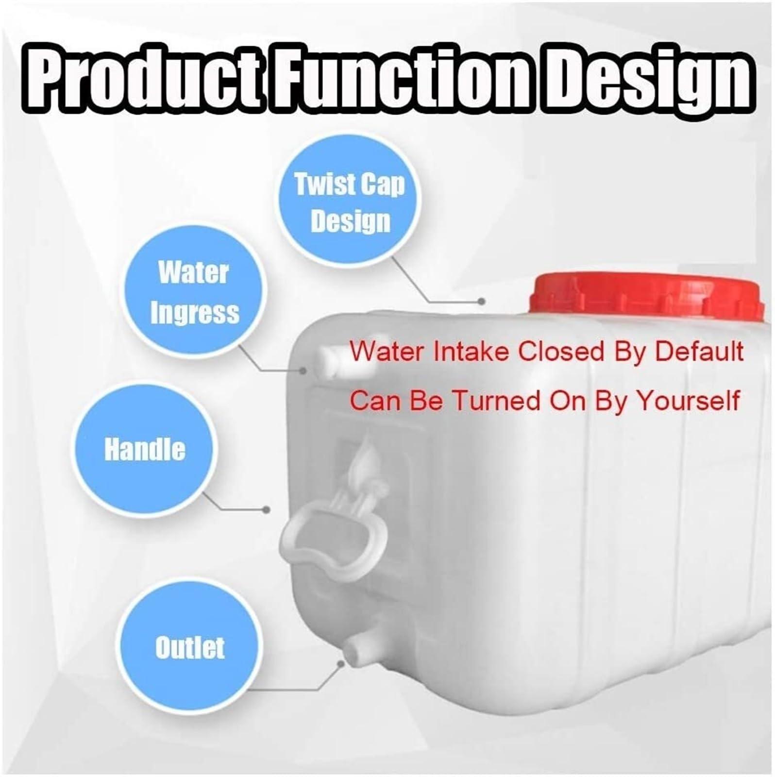 YXCUIDP YXCUIDP Water Container with Tap Multifunctional Water Tank Suitable for Camping & Hiking Water Storage Water Container/Wash Carrier Equipment Buckets(100L)