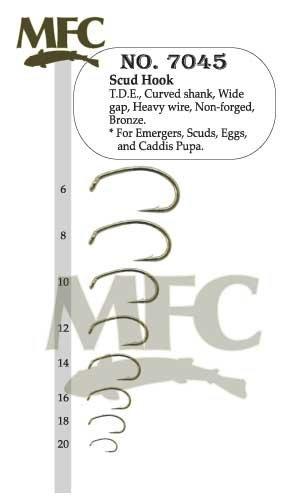 Montana Fly Montana Fly Company Scud Hook 7045 - Size 18-100 Pack