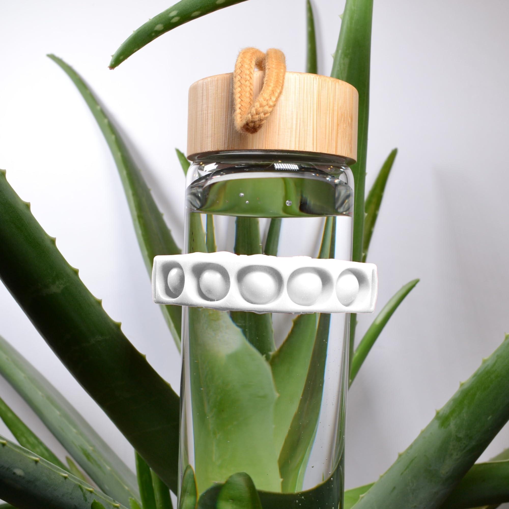 GWaT GWaT - Hydration Tracker for Water Bottles, Helps You Drink More (Frost White)
