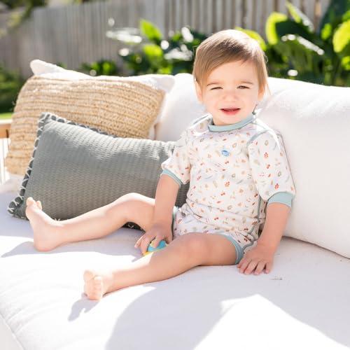 Splash About Splash About Happy Nappy Wetsuit with Swim Diaper (Little Acorns, 6-14 Months)
