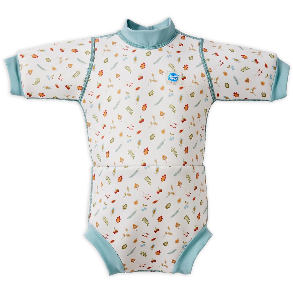 Splash About Splash About Happy Nappy Wetsuit with Swim Diaper (Little Acorns, 6-14 Months)