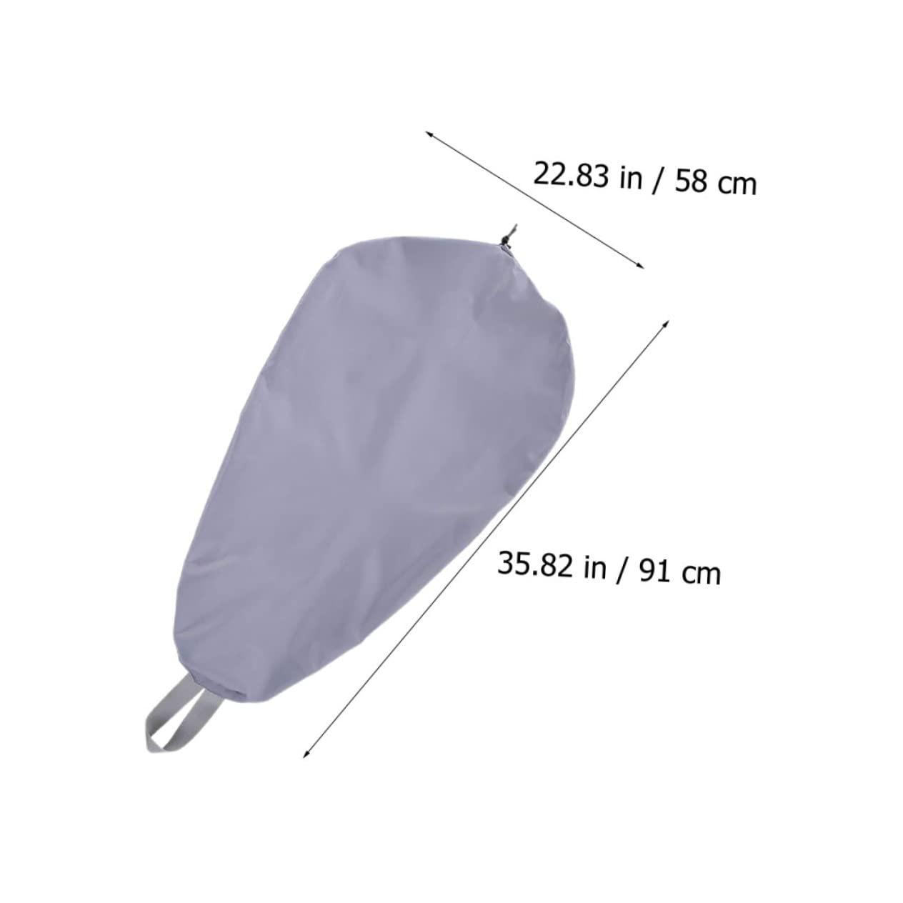 BESPORTBLE BESPORTBLE 2pcs Kayak Cover Kayak Supplies Sun-Proof Cover Kayak Plug Canoe Cover Dry Bags Waterproof Sunblock Kayak Boat Seat Kayaks Sun Protection Cover Polyester Silver Coated Cloth