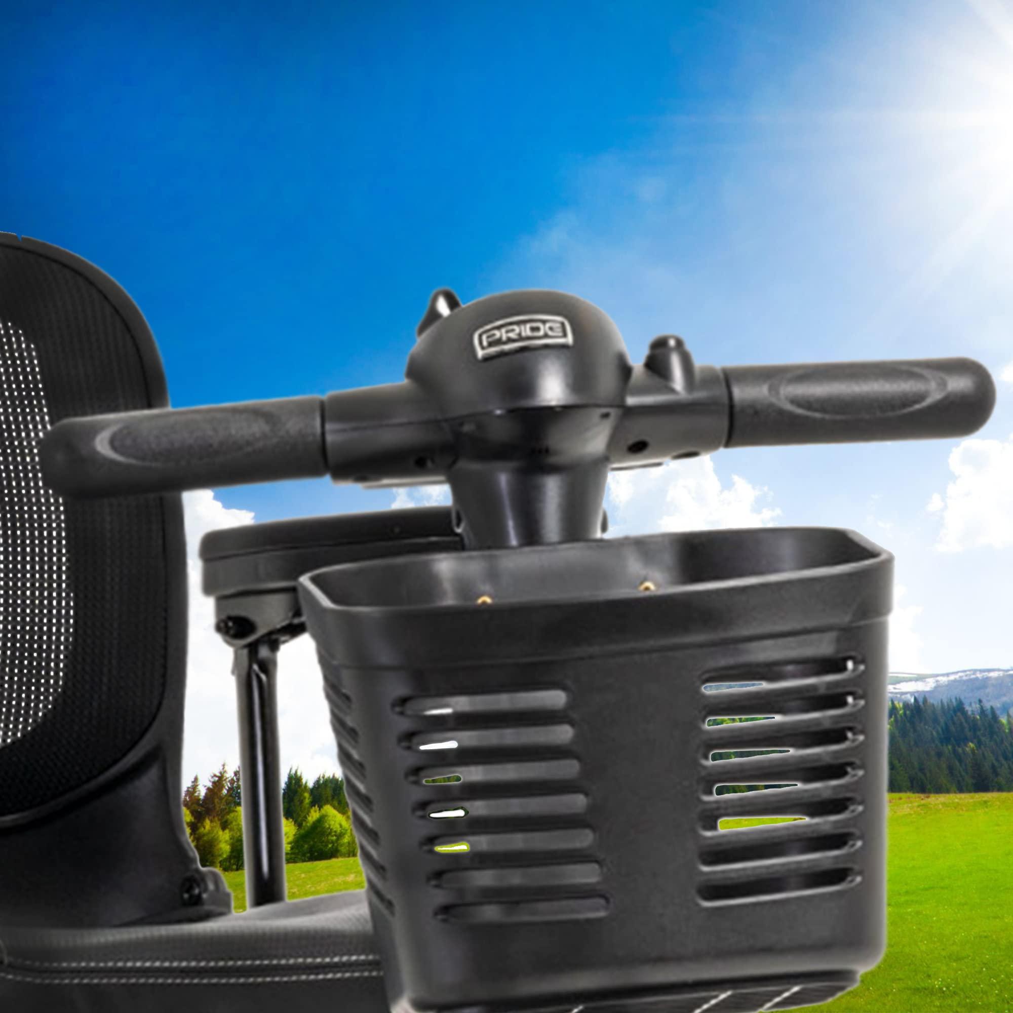 AlveyTech AlveyTech Rubber Hand Grips - Fits Go-Go, Mega Motion & Pride Electric Mobility Scooter, Handlebar Parts for Medical Wheelchairs, Transport Chair, Power Bike, Rollator, E-Bicycle Accessories Hand Grip