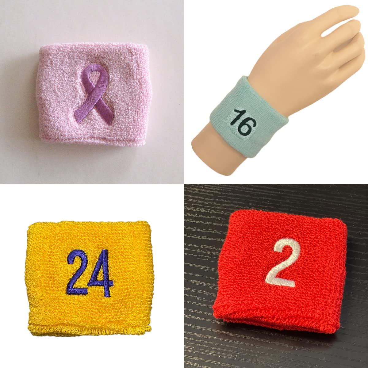COUVER Couver Custom Sweatbands, Event Wristband Custom, Custom Number Terry Wristband