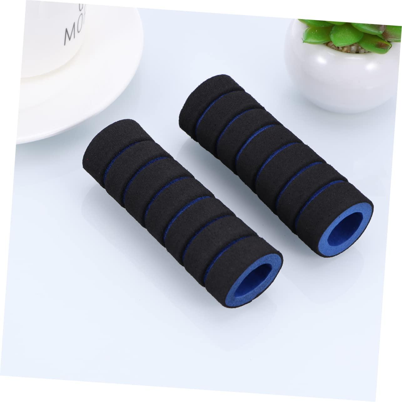 KOMBIUDA KOMBIUDA 2pcs Non-Slip Handlebar Grips for Bikes Ergonomic Sponge Covers Comfortable and Fits Standard Handlebars for Mountain Road and Electric Bikes