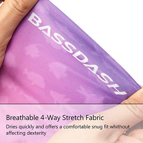 BASSDASH BASSDASH ALTIMATE UPF 50+ Womens Fishing Gloves UV Sun Protection Fingerless Gloves for Kayaking Paddling Hiking Cycling Driving Shooting Training