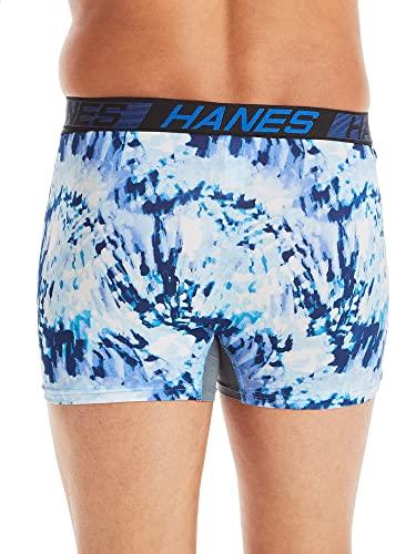 Hanes Hanes mens Total Support Pouch Men's Boxer Briefs Pack, Anti-chafing, Moisture-wicking Underwear With Cooling ( Trunks, Trunk - Assorted, 3X-Large US